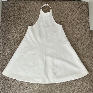 Finders Keepers Ivory White Backless A Line Mini Dress - Size Small
